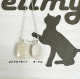 ペットの毛 世の中に一つだけ オーダーメイド ハンドメイド レジンネックレス