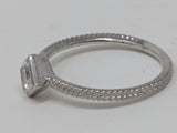 12号シルバー ダイヤモンドカットリング