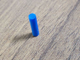 青色円柱型ペン部品 143mm