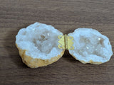 5cm黄色い石の二つ折りケース