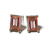 ズルタナイト イヤリング シルバー925エメラルドカット ピアス(両耳用)