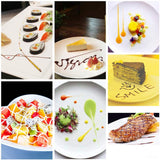 シェフ描画ツール スプーンキッチン ステンレス鋼 料理用デコレーション プレートデコ 料理飾る 絵かきスプーン クリームデコ デコレーションプレート